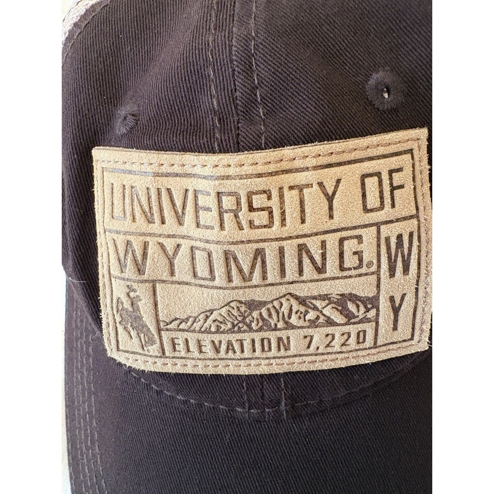 Champion University of Wyoming Cowboys Trucker Hat Brown Snapback Elevation 7220 - Picture 3 of 8